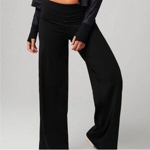 Fabletics High Waisted Foldover Pant NWT Medium Tall